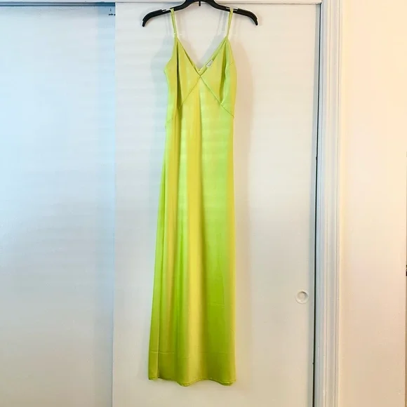 a new day lime midi slip dress - Picture 3 of 9